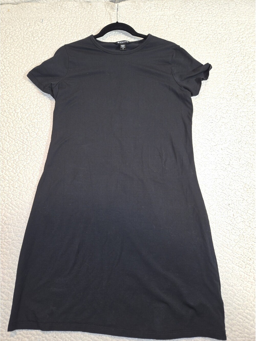athleta Women's Black Dress Sz S Basic Casual Athletic Tank Dress Minimal